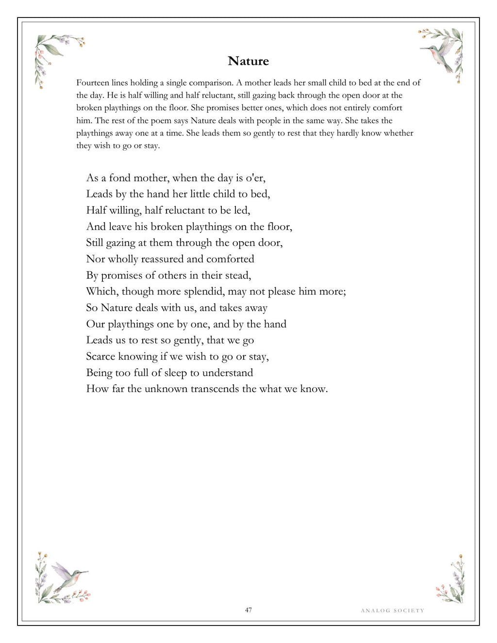 Inside Longfellow — Best Loved - page 47