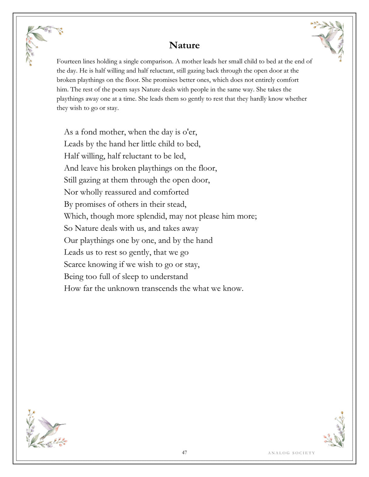 Inside Longfellow — Best Loved - page 47