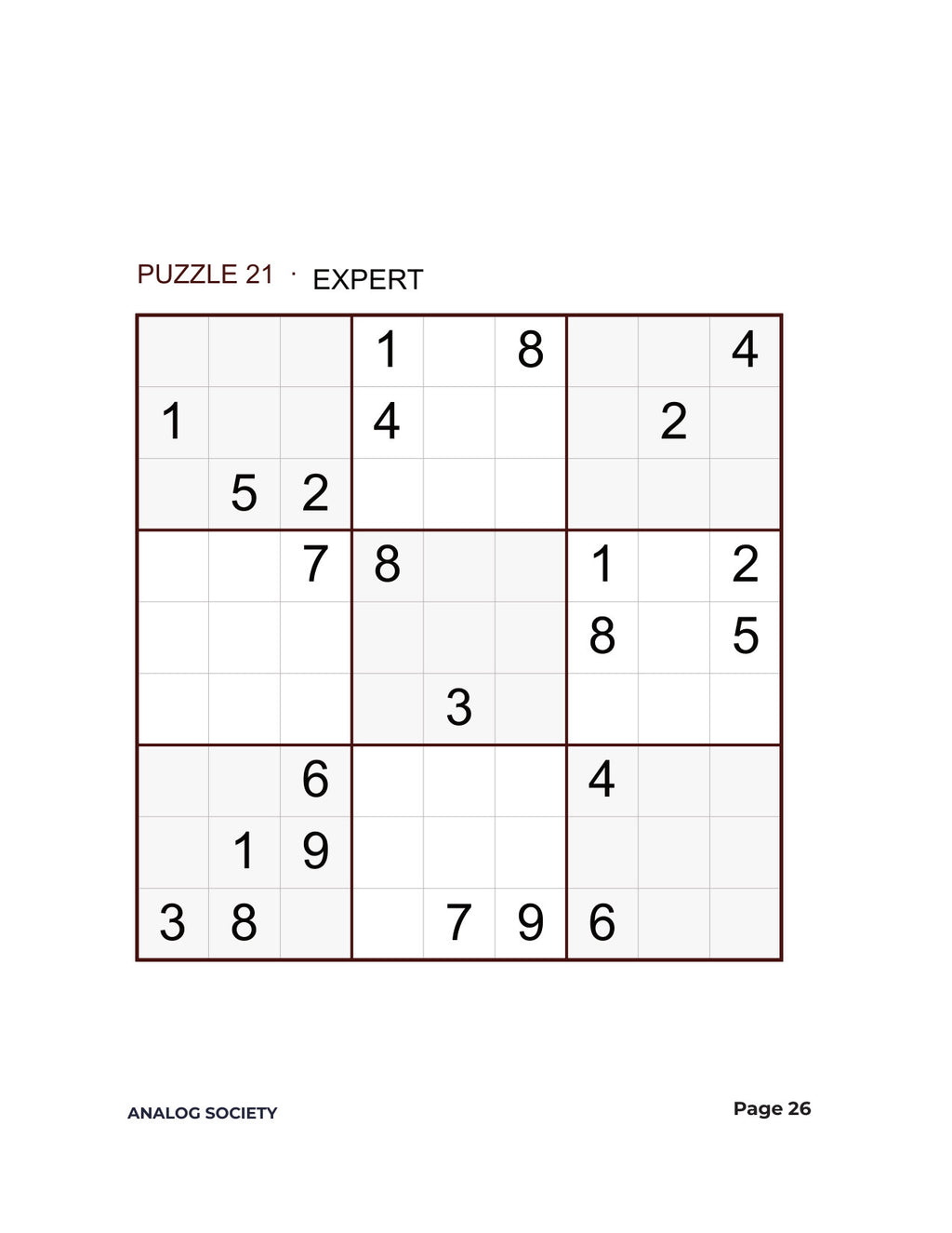 Inside Expert Sudoku — 200 Extreme Puzzles - page 26