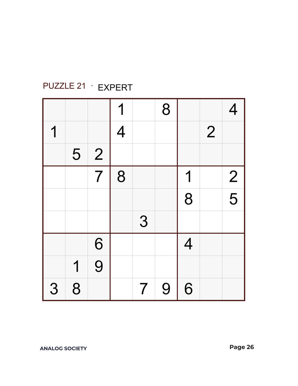 Inside Expert Sudoku — 200 Extreme Puzzles - page 26