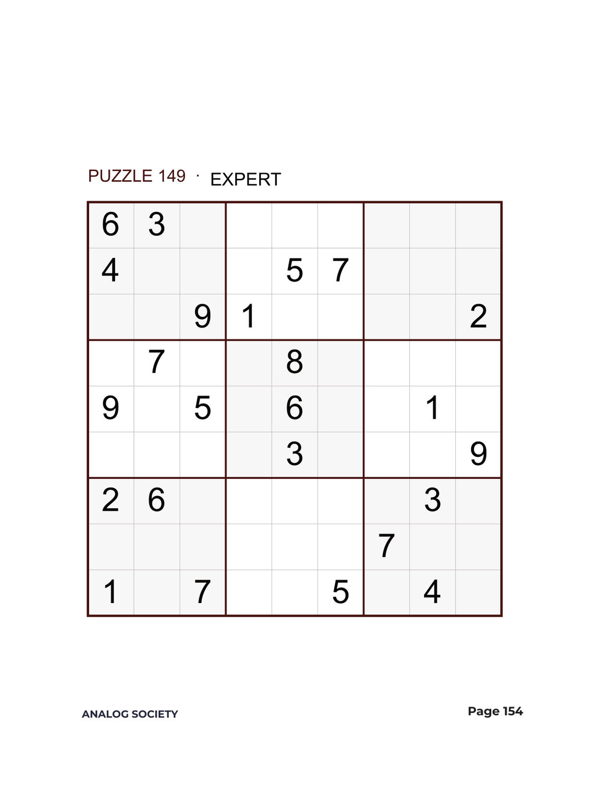 Inside Expert Sudoku — 200 Extreme Puzzles - page 154
