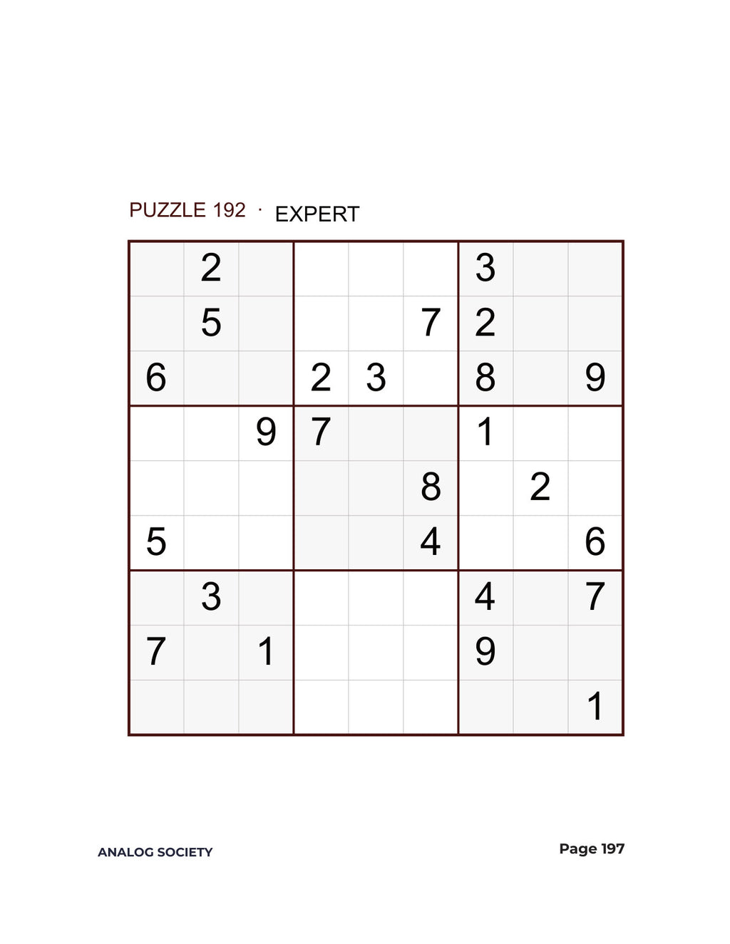 Inside Expert Sudoku — 200 Extreme Puzzles - page 197