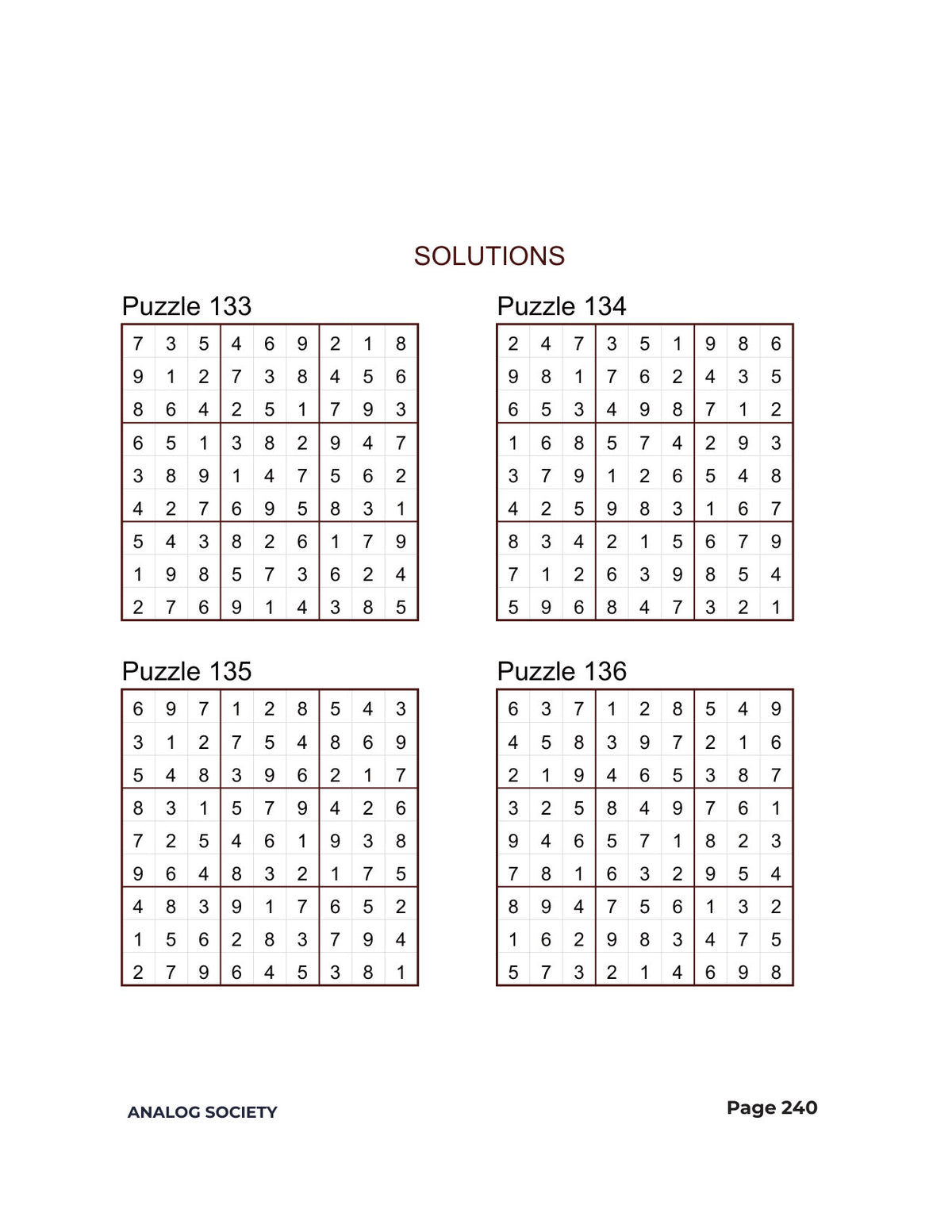 Inside Expert Sudoku — 200 Extreme Puzzles - page 240