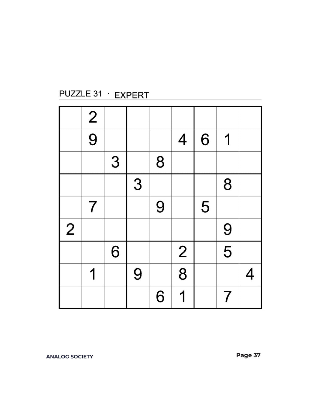 Inside Expert Sudoku — 300 Hard Puzzles - page 37