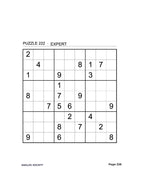Inside Expert Sudoku — 300 Hard Puzzles - page 228