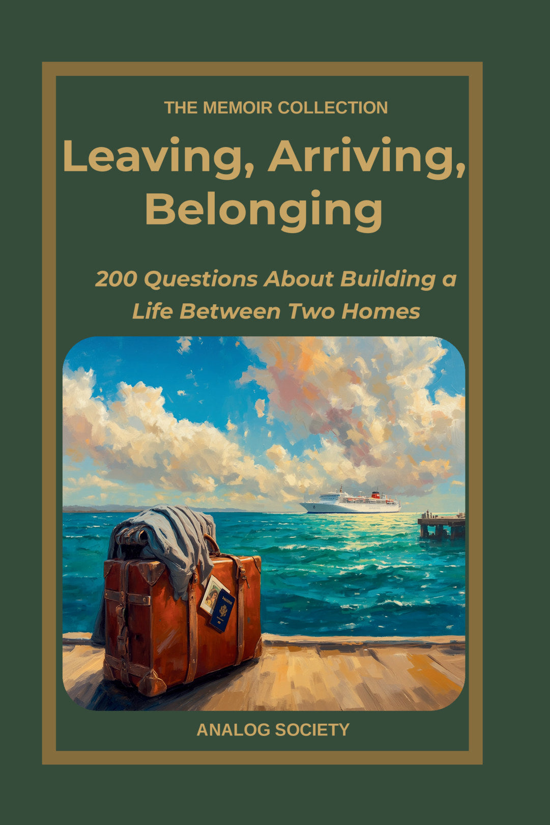 Leaving Arriving Belonging, front cover