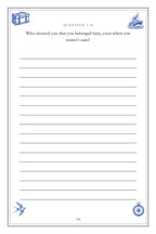 Leaving, Arriving, Belonging hardcover gift edition, inside page 130