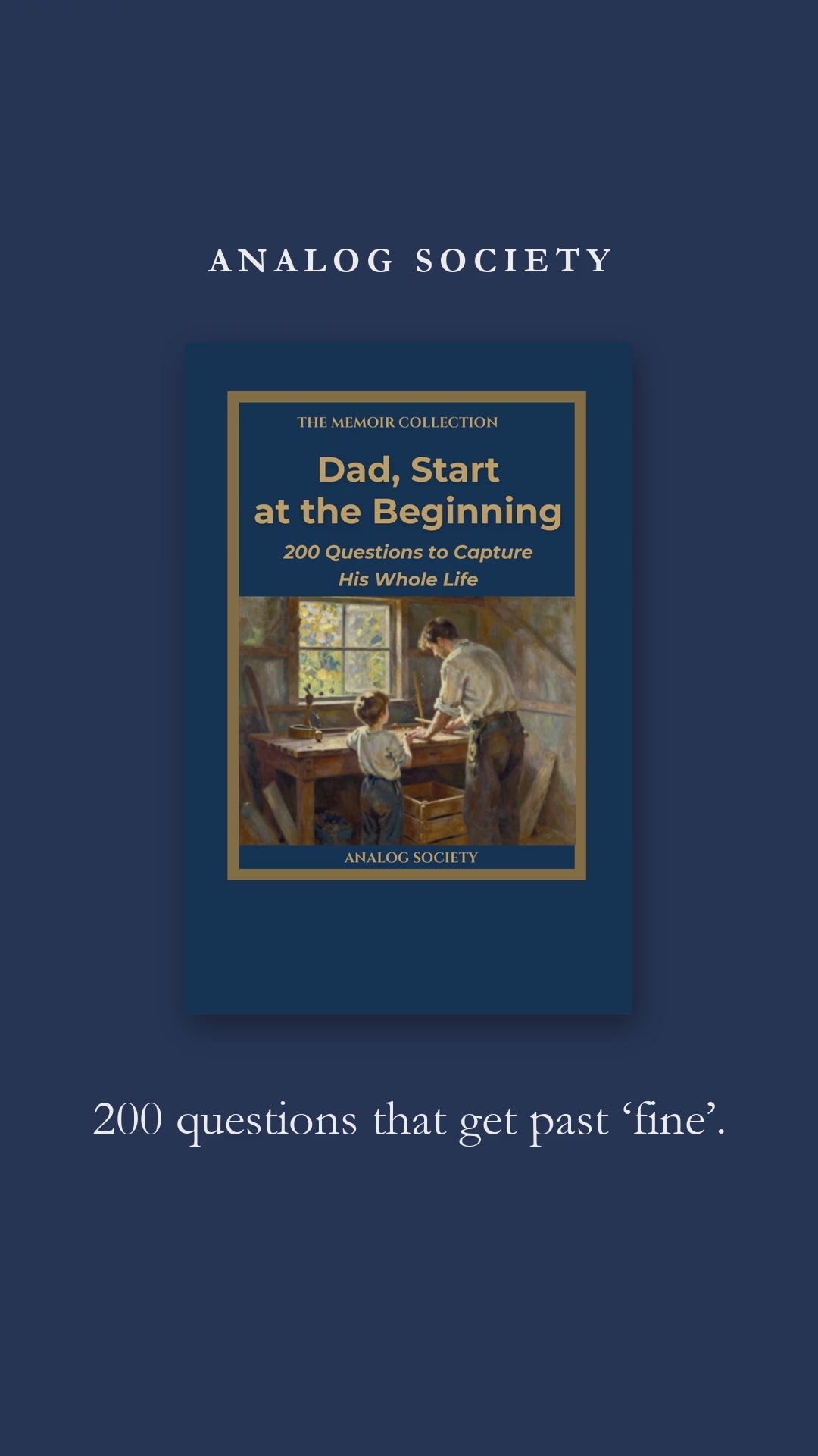 Dad, Start at the Beginning - a short look at the cover and three inside pages