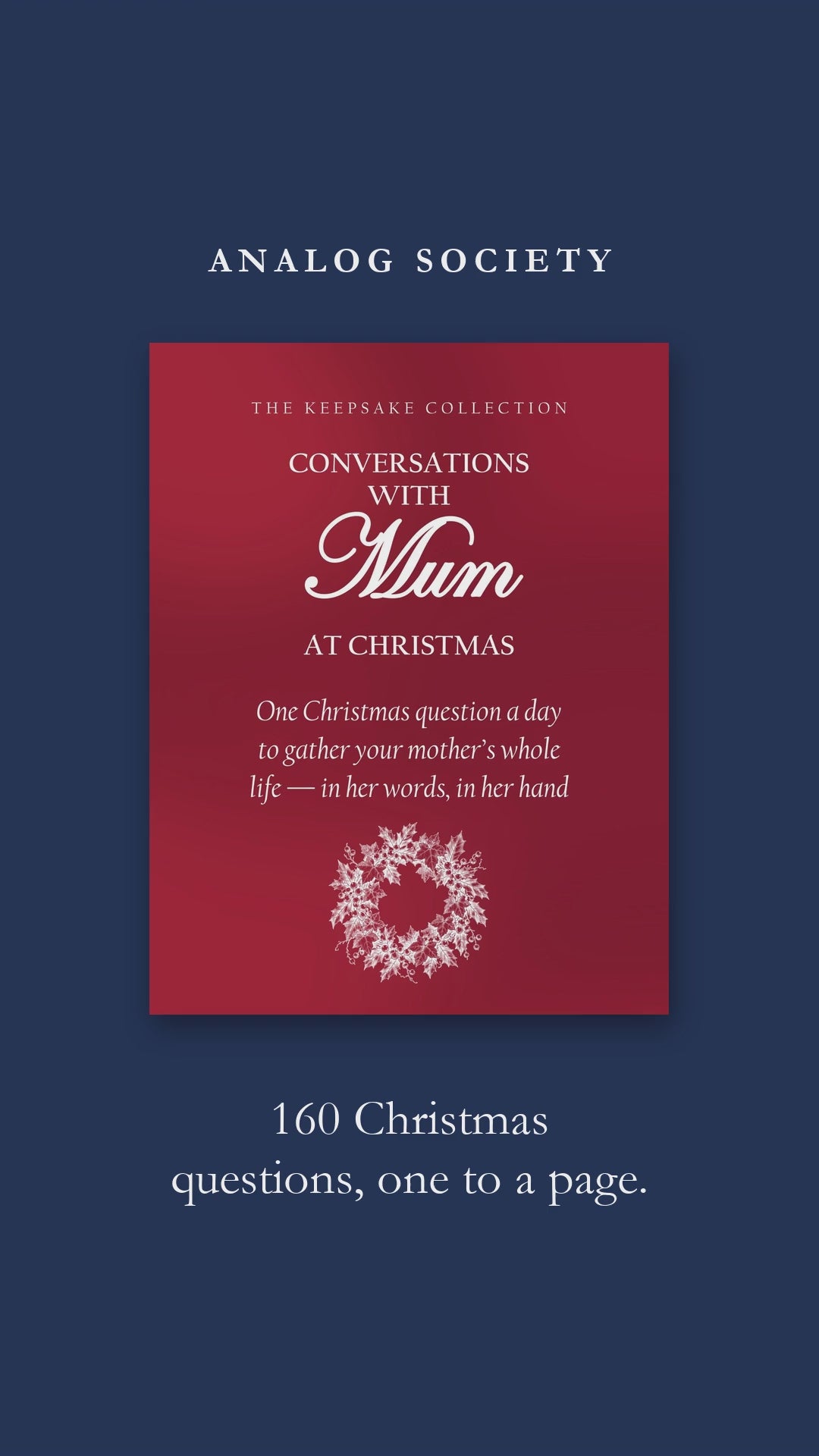 Conversations With Mum at Christmas - a short look at the cover and three inside pages
