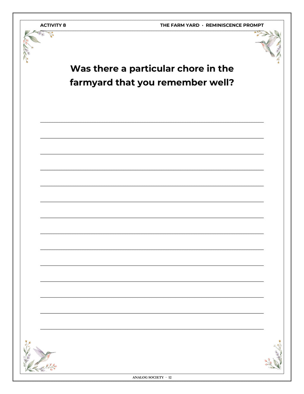 Inside A Memory Book — Country Childhood - page 13