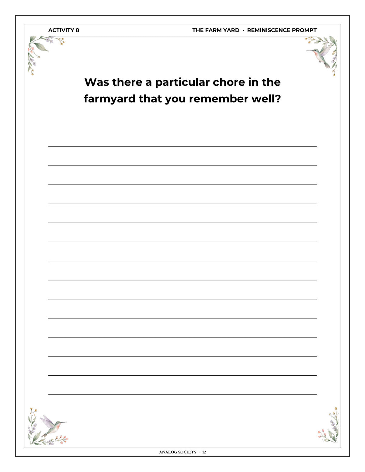 Inside A Memory Book — Country Childhood - page 13