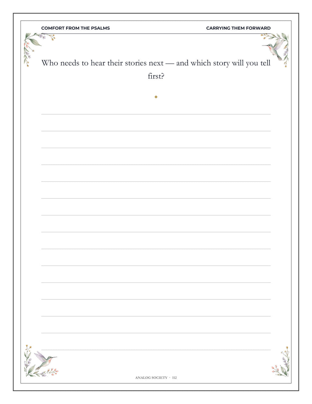 Inside Comfort from the Psalms - page 113