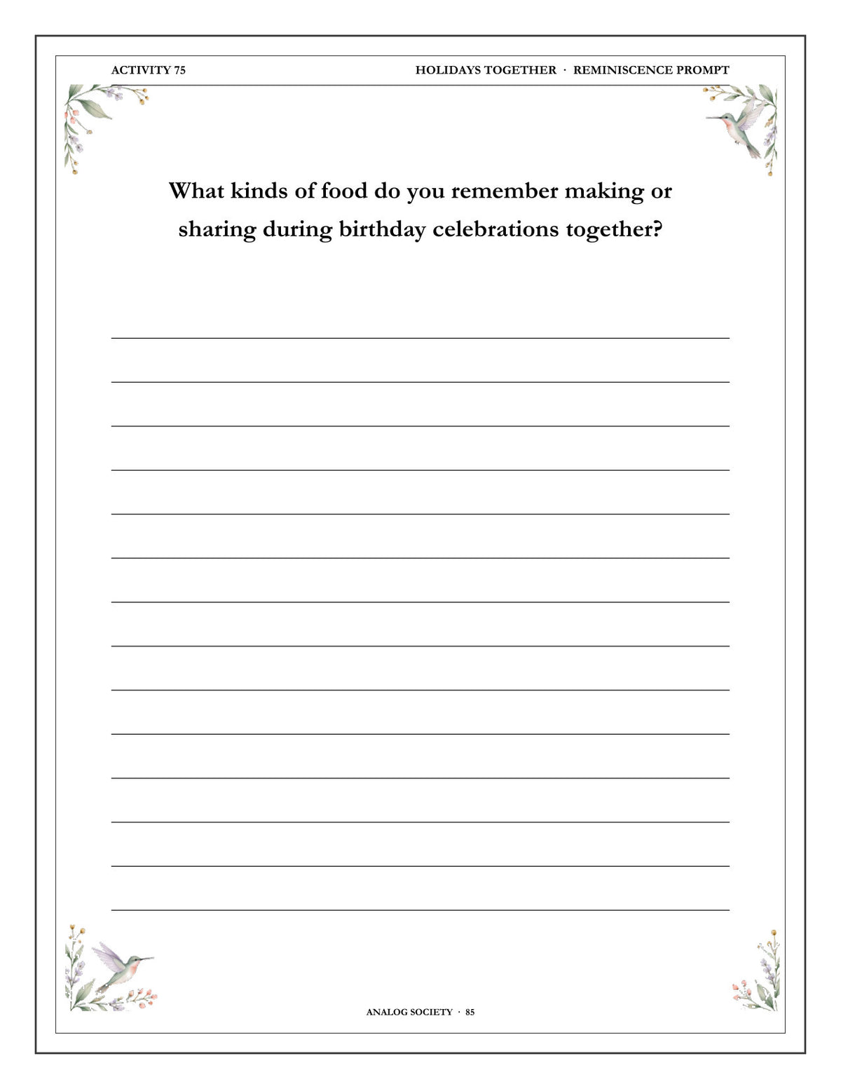 Inside A Memory Book — Becoming a Grandparent - page 86