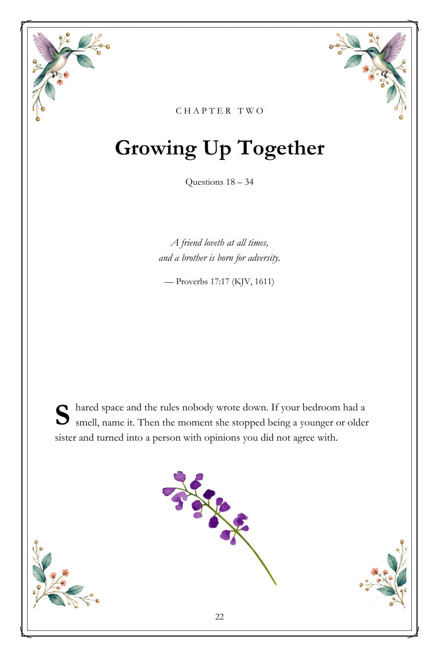 Inside Growing Up Beside My Sister - page 22