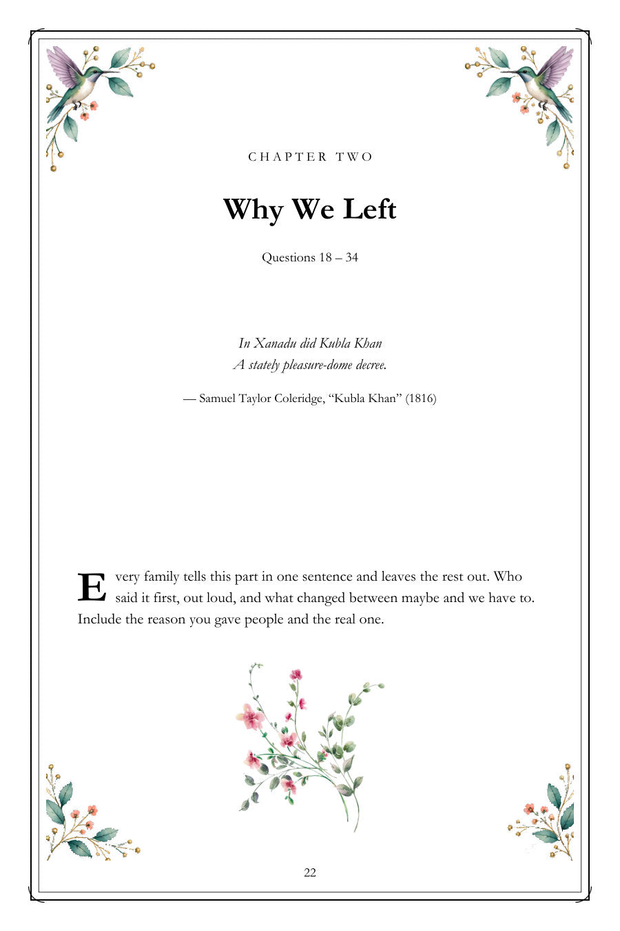 Inside Leaving, Arriving, Belonging - page 22