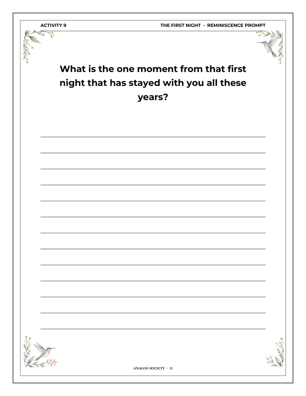 Inside A Memory Book — Becoming a Parent - page 14