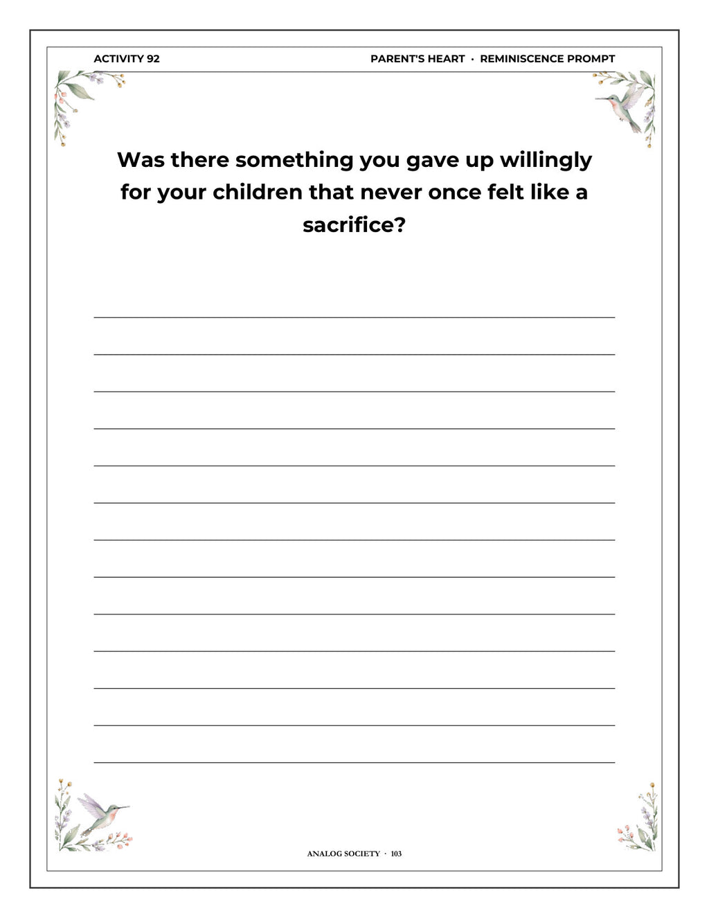Inside A Memory Book — Becoming a Parent - page 104