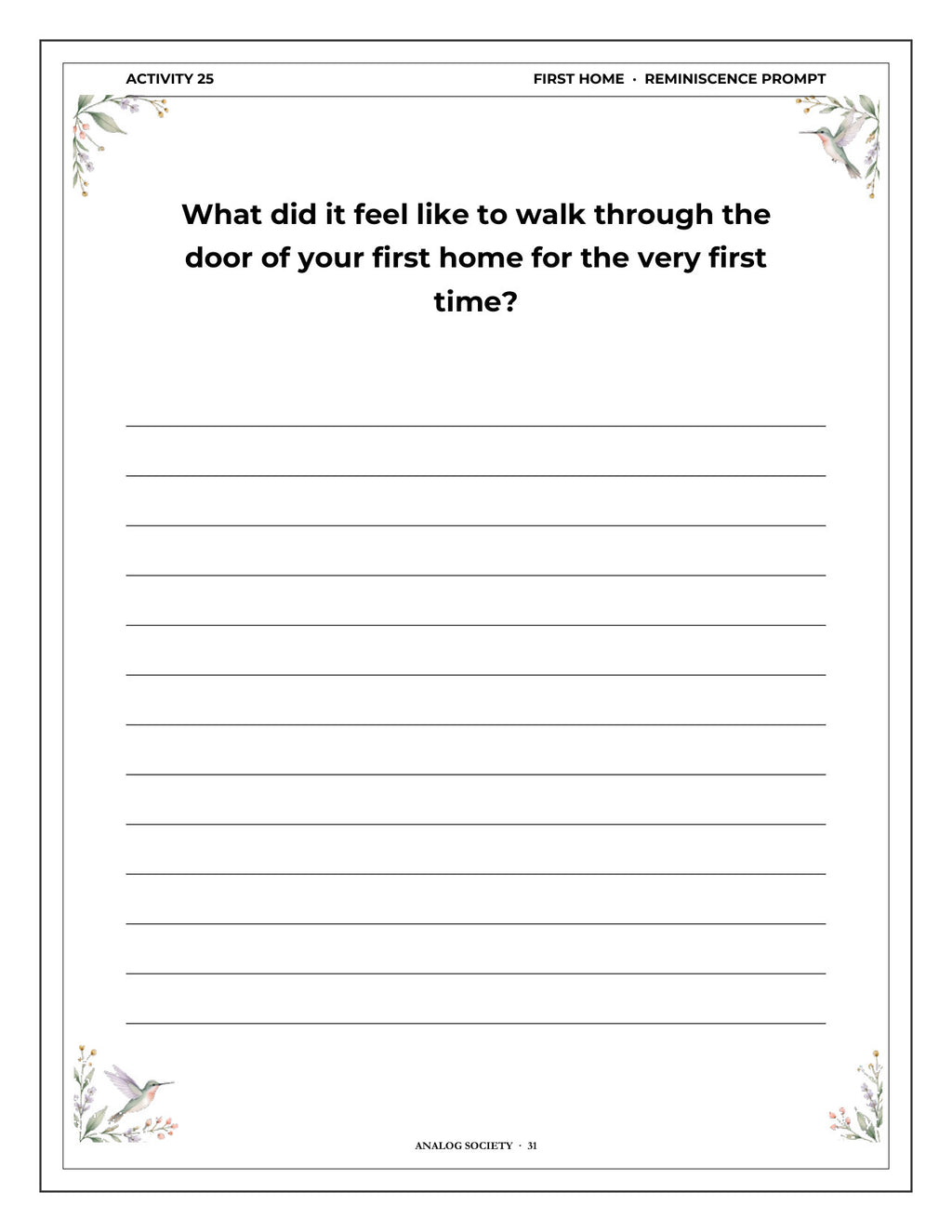 Inside A Memory Book — Coming of Age - page 32