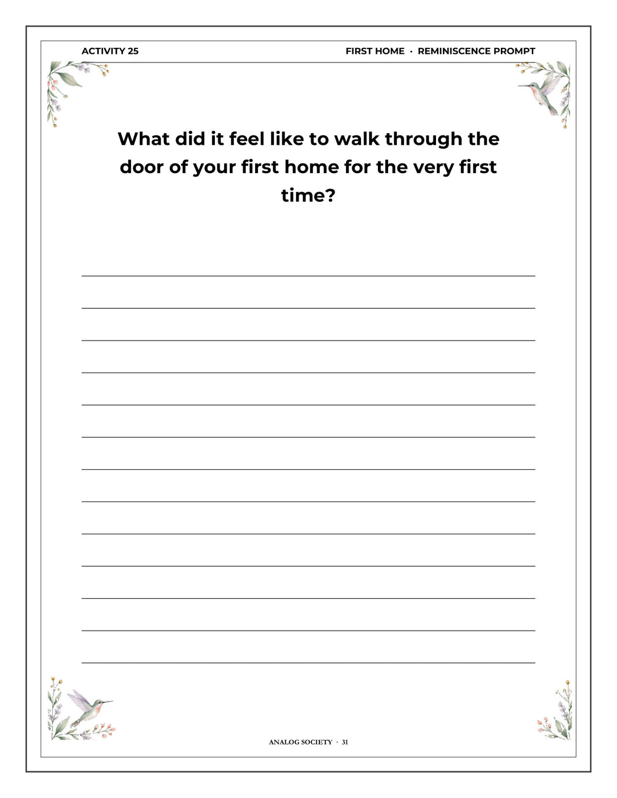 Inside A Memory Book — Coming of Age - page 32
