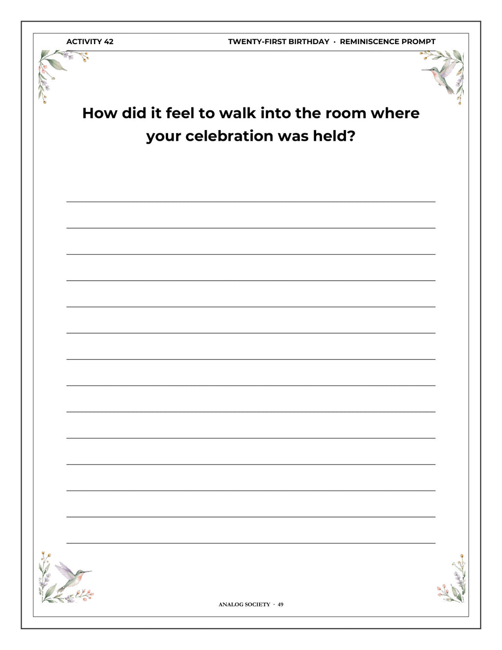 Inside A Memory Book — Coming of Age - page 50