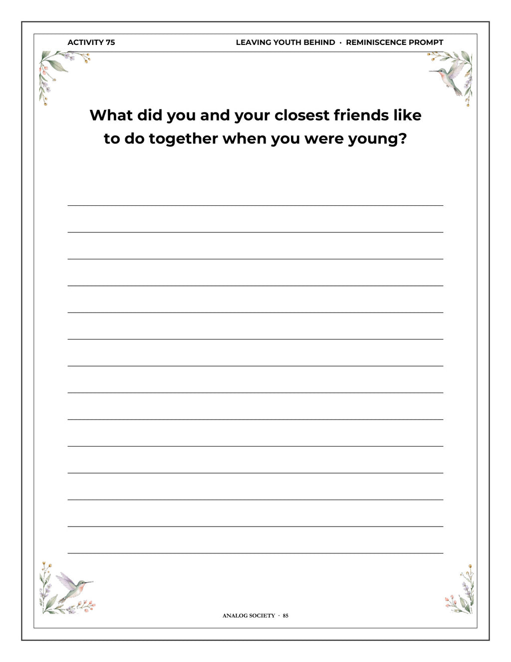 Inside A Memory Book — Coming of Age - page 86
