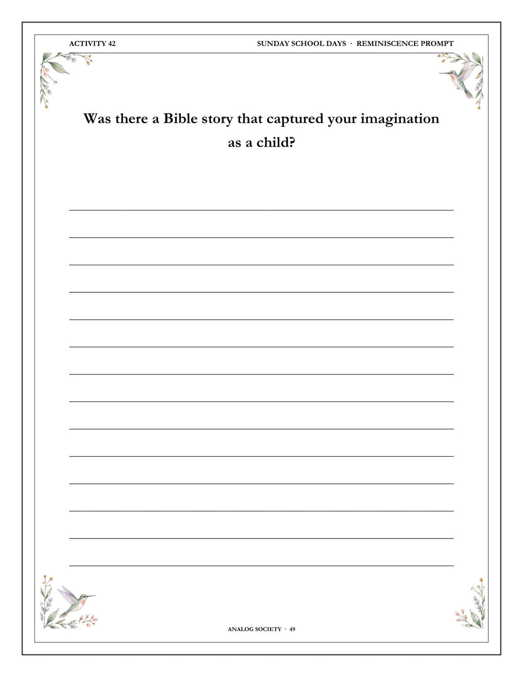 Inside A Memory Book — Faith, Church and Sunday - page 50