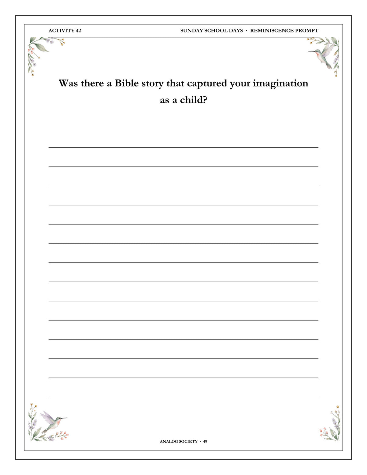 Inside A Memory Book — Faith, Church and Sunday - page 50