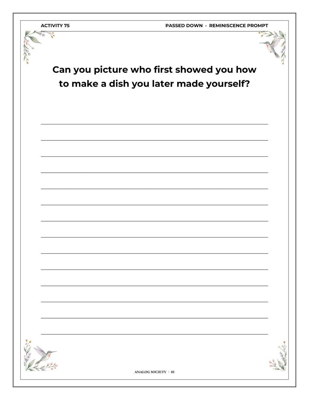 Inside A Memory Book — Family Recipes - page 86