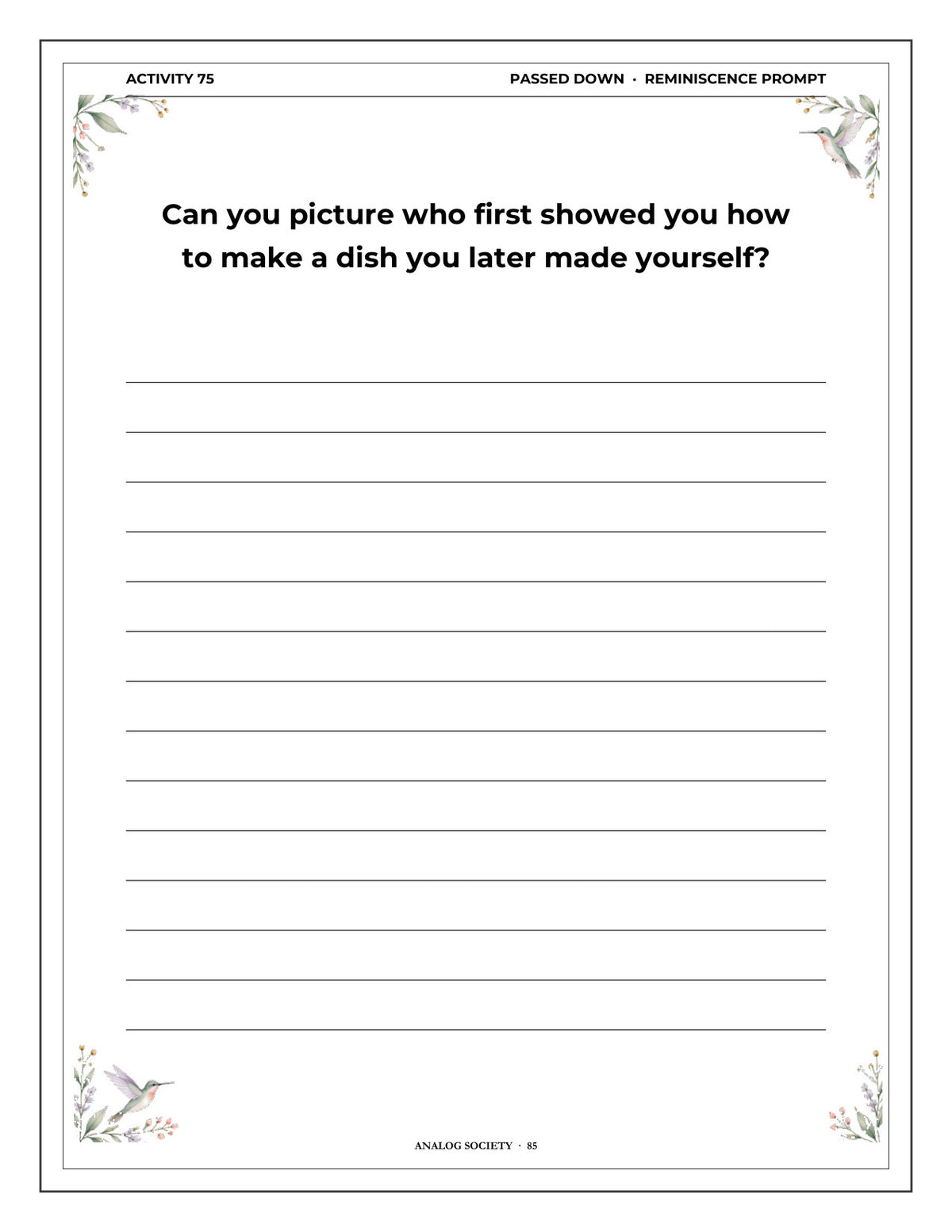 Inside A Memory Book — Family Recipes - page 86