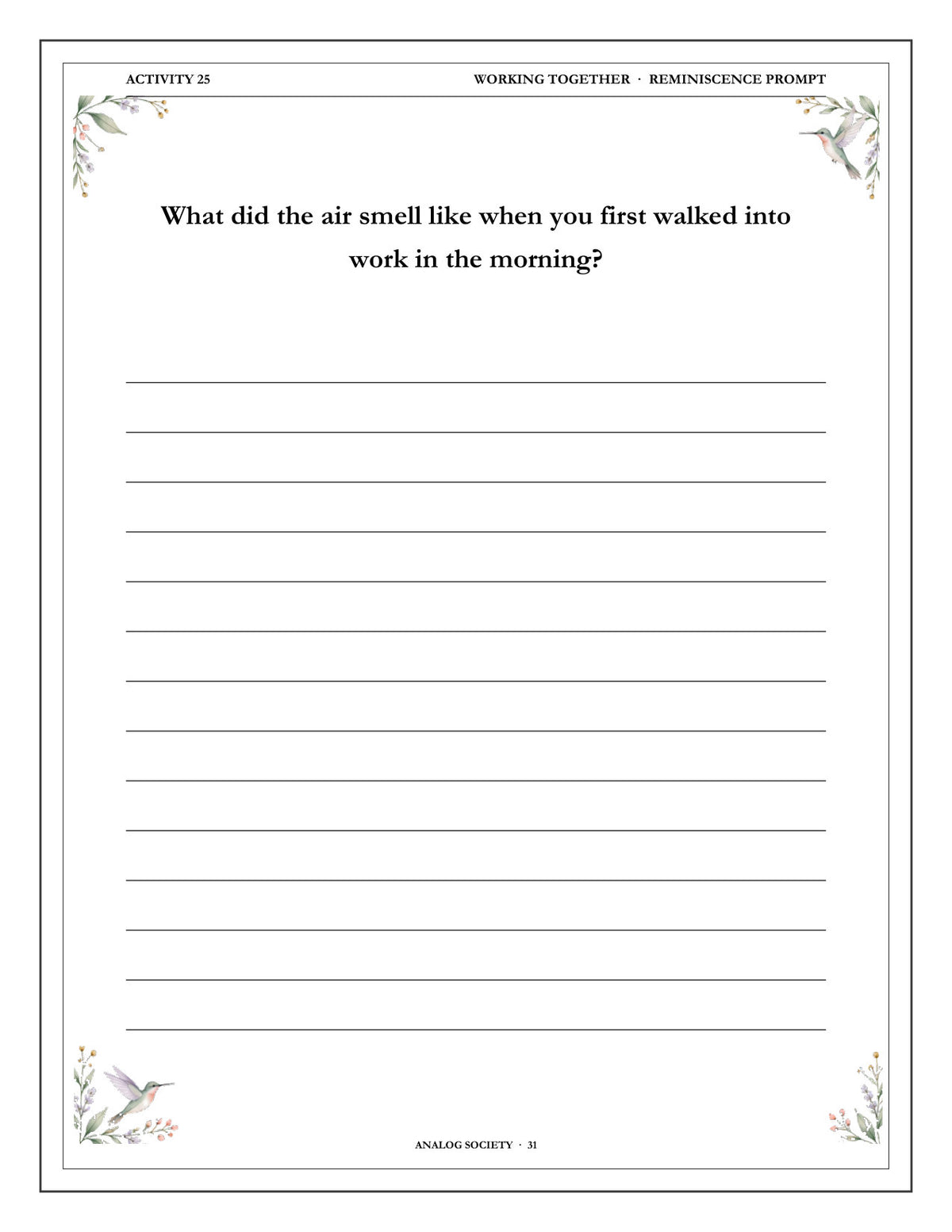 Inside A Memory Book — Friendships and Companions - page 32