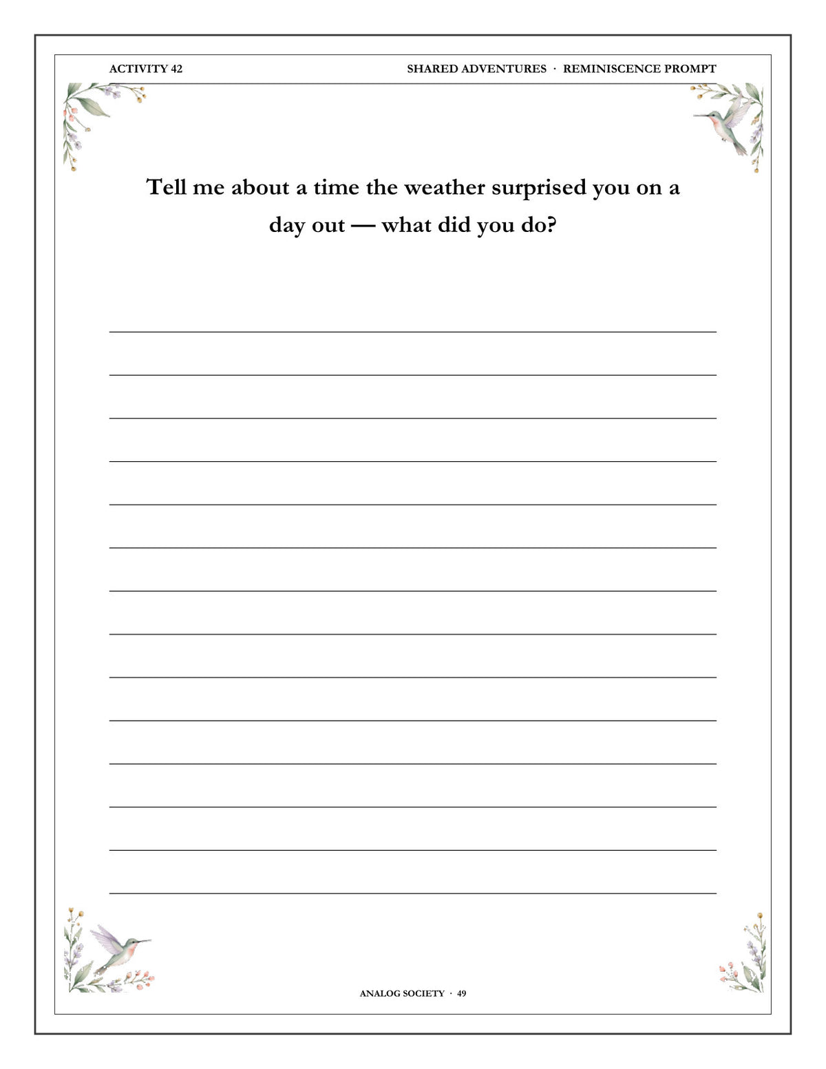 Inside A Memory Book — Friendships and Companions - page 50