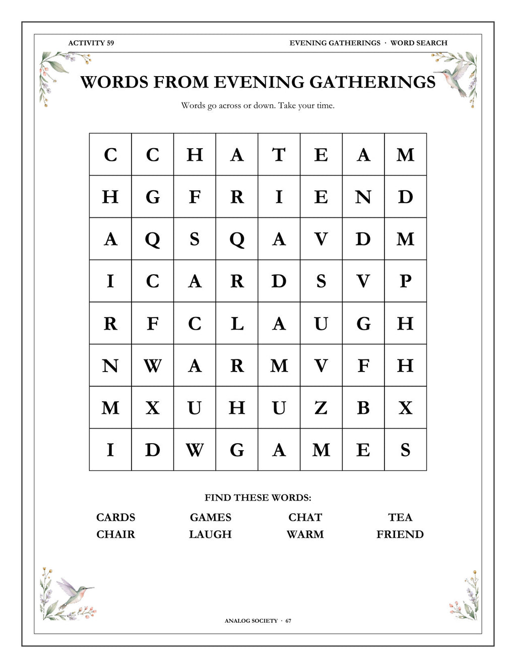 Inside A Memory Book — Friendships and Companions - page 68