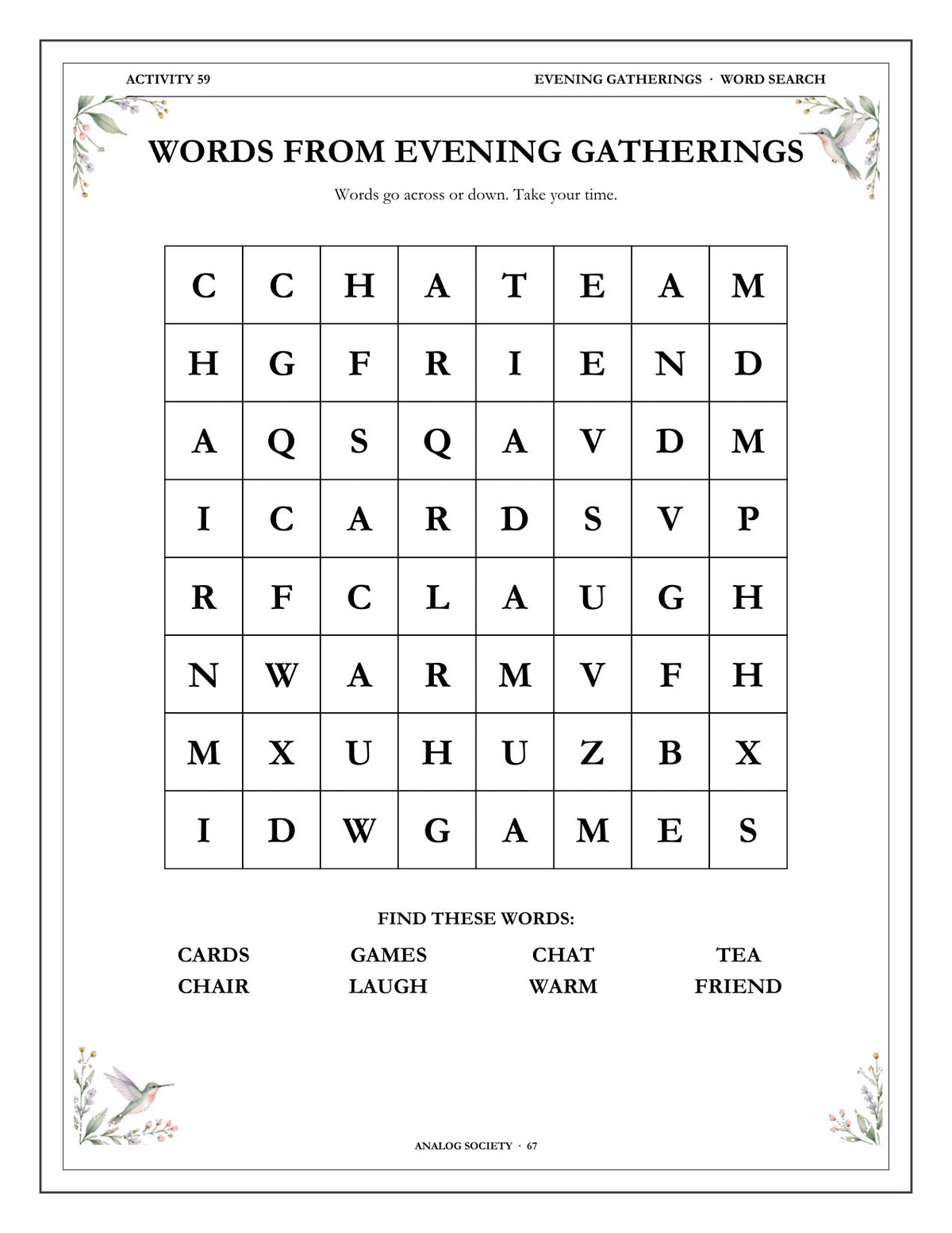 Inside A Memory Book — Friendships and Companions - page 68