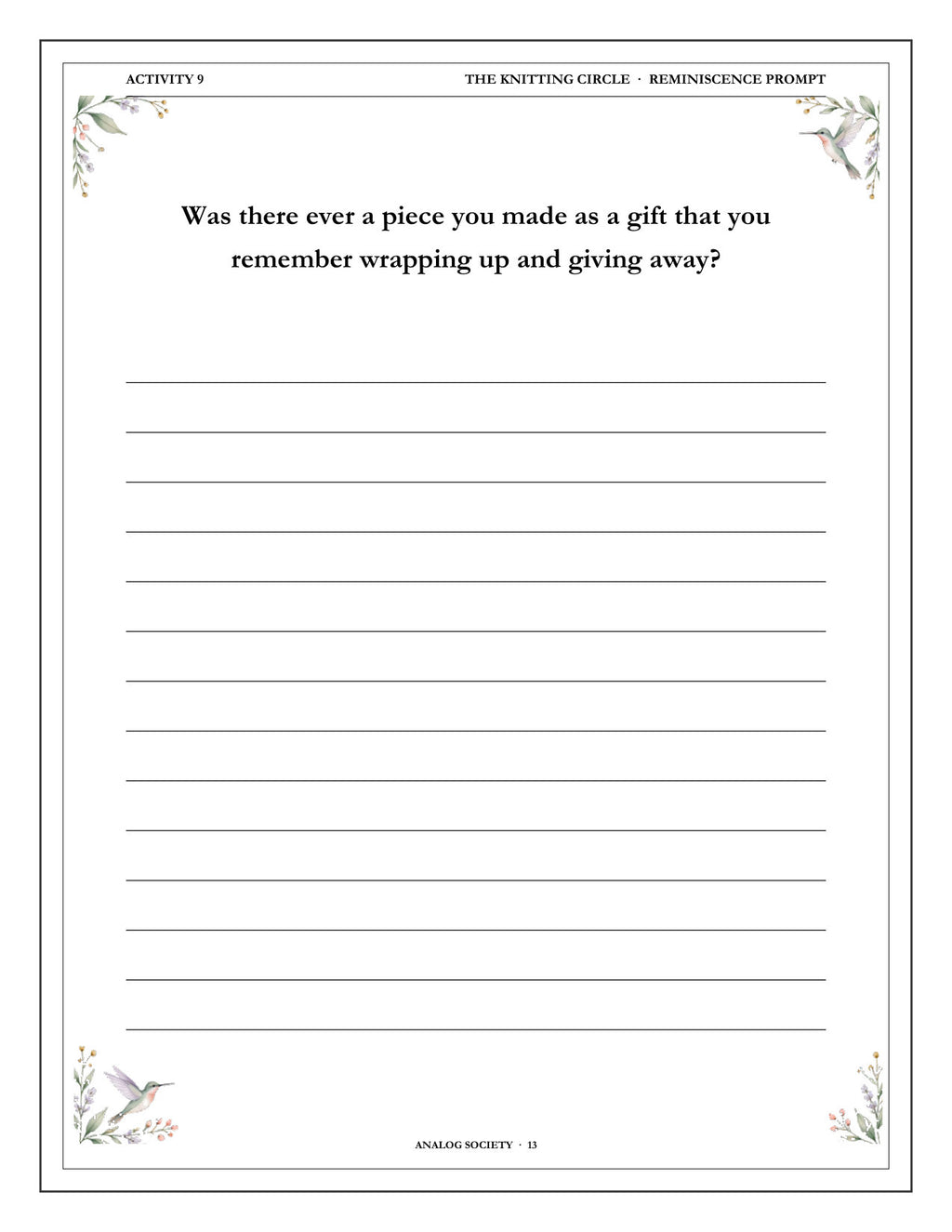 Inside A Memory Book — Hobbies and Pastimes - page 14