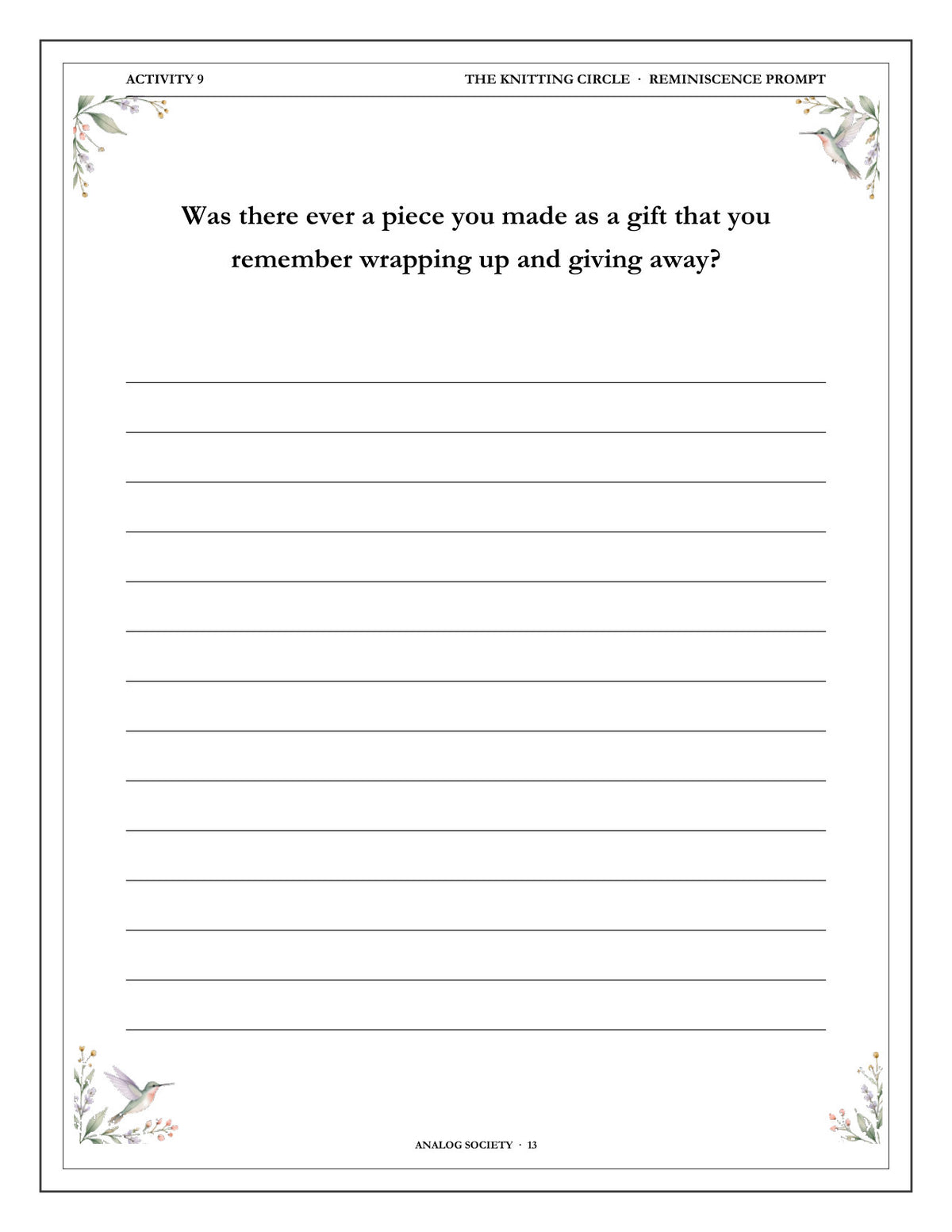 Inside A Memory Book — Hobbies and Pastimes - page 14