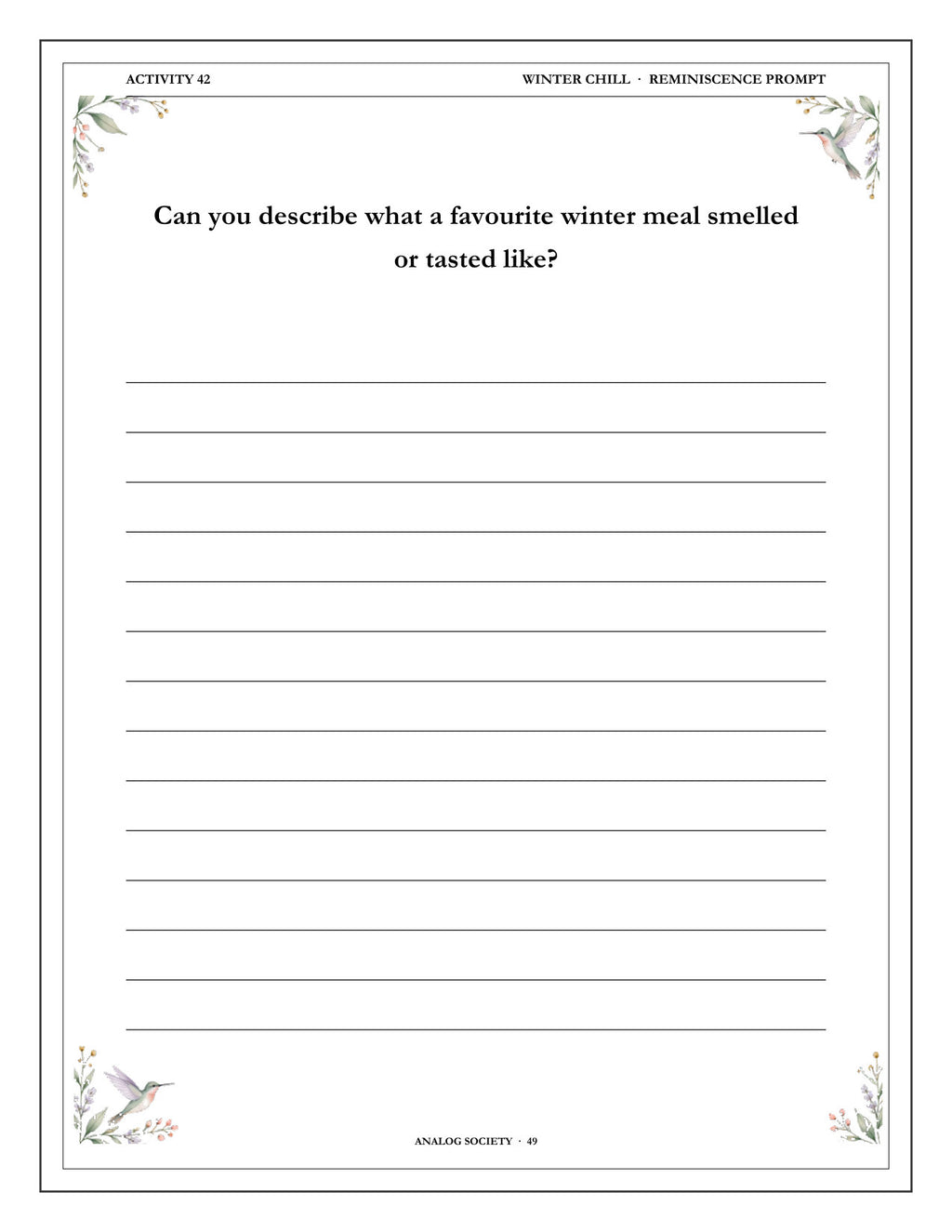Inside A Memory Book — Seasons of Childhood - page 50