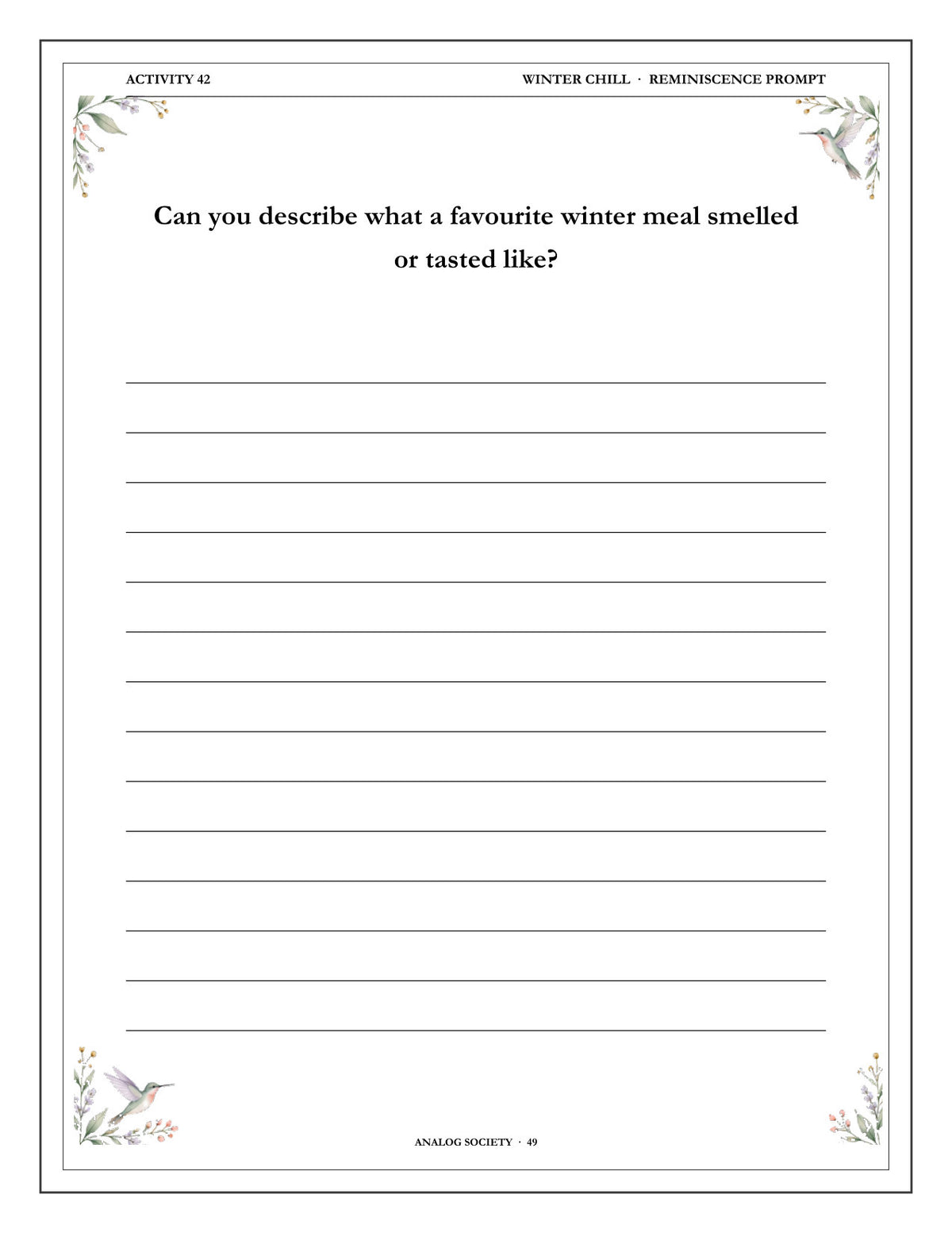 Inside A Memory Book — Seasons of Childhood - page 50
