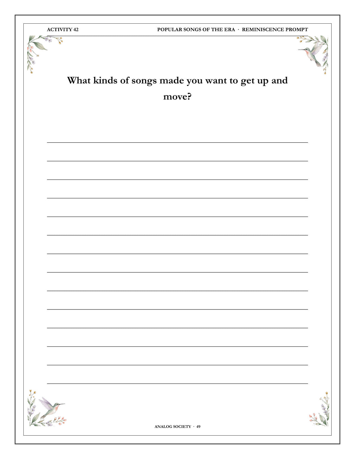 Inside A Memory Book — Music and Dances of Youth - page 50