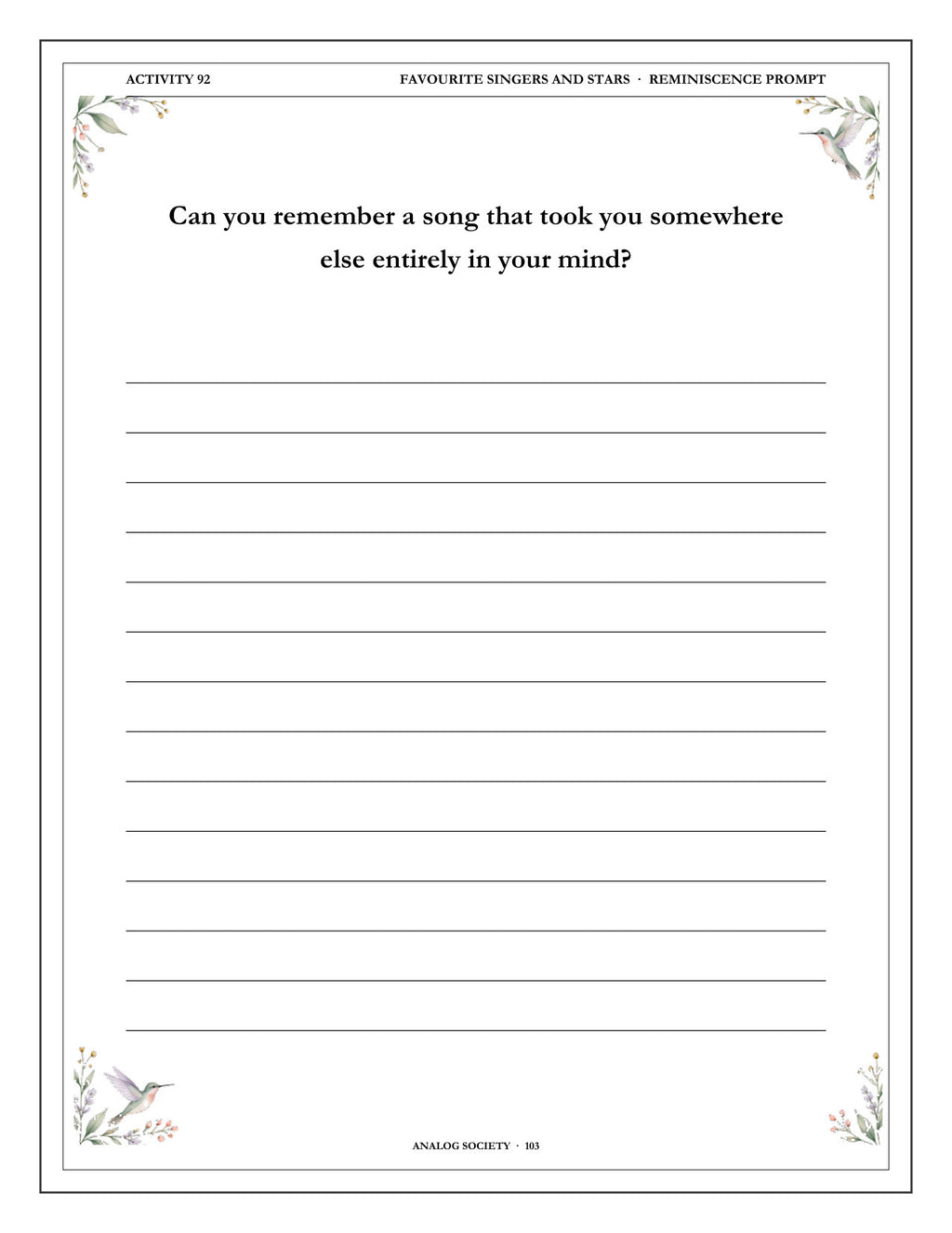 Inside A Memory Book — Music and Dances of Youth - page 104