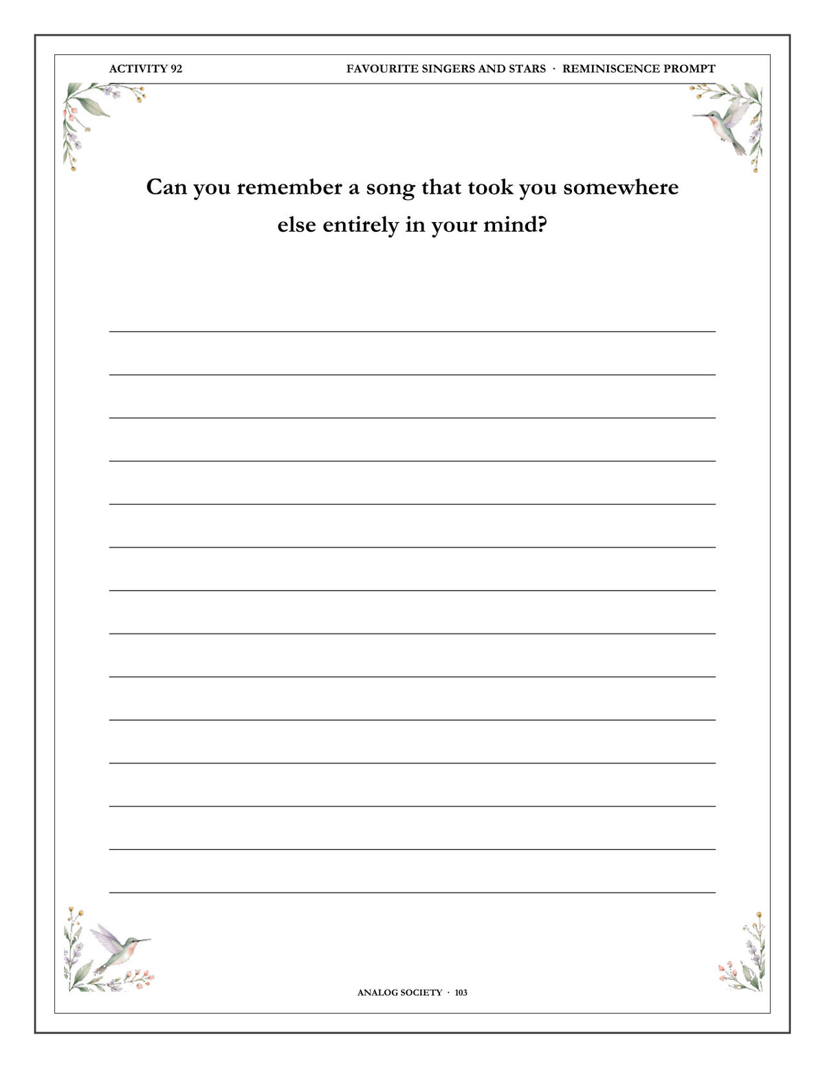 Inside A Memory Book — Music and Dances of Youth - page 104