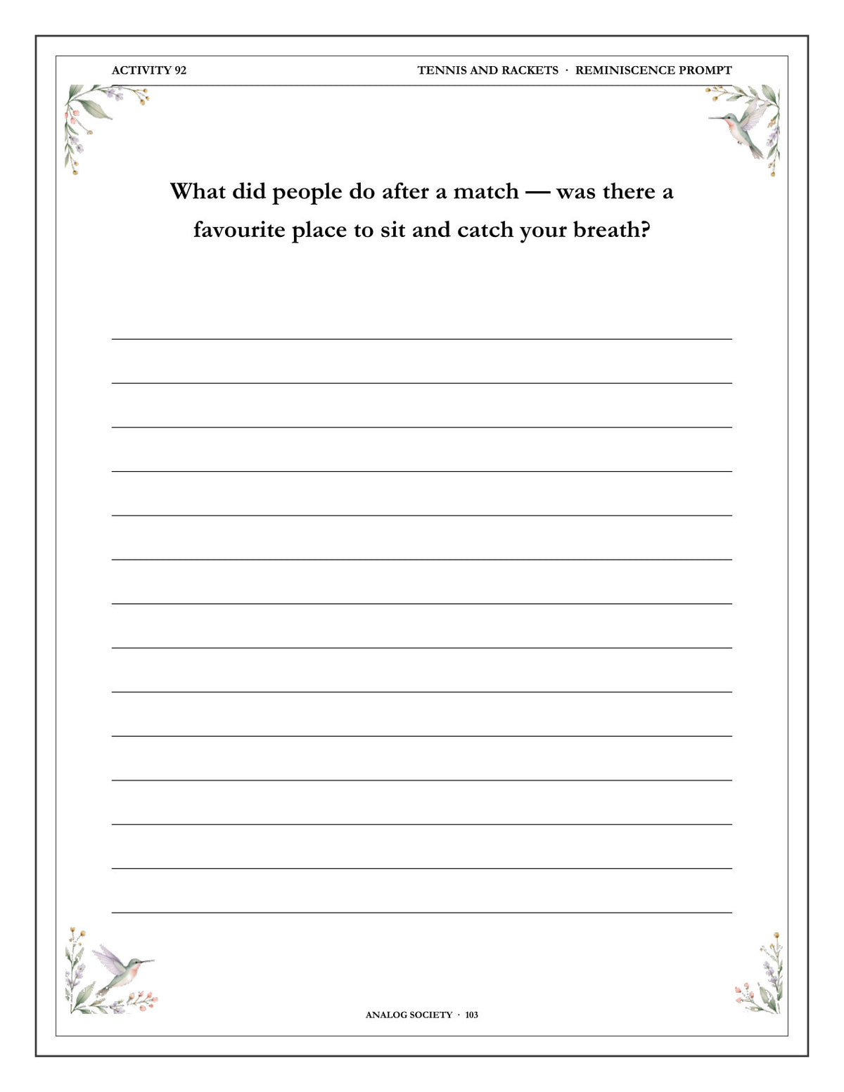 Inside A Memory Book — Sport and Games - page 104