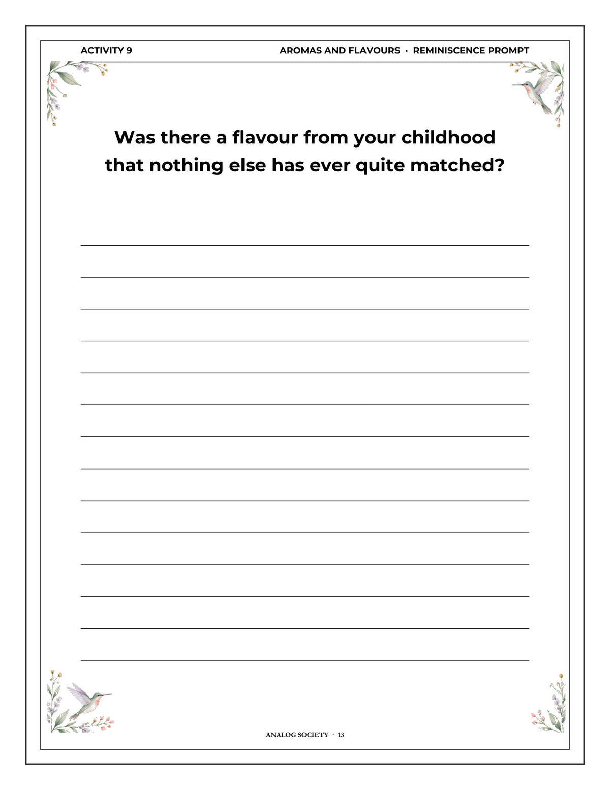 Inside A Memory Book — The Kitchen - page 14