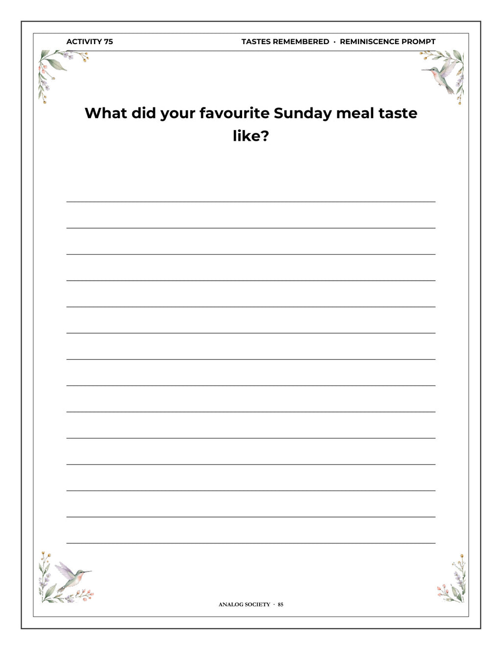 Inside A Memory Book — The Kitchen - page 86