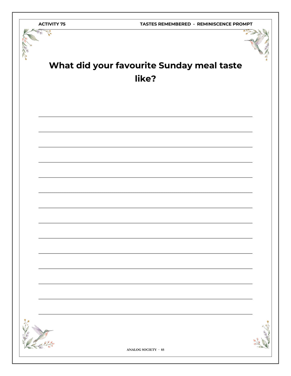 Inside A Memory Book — The Kitchen - page 86