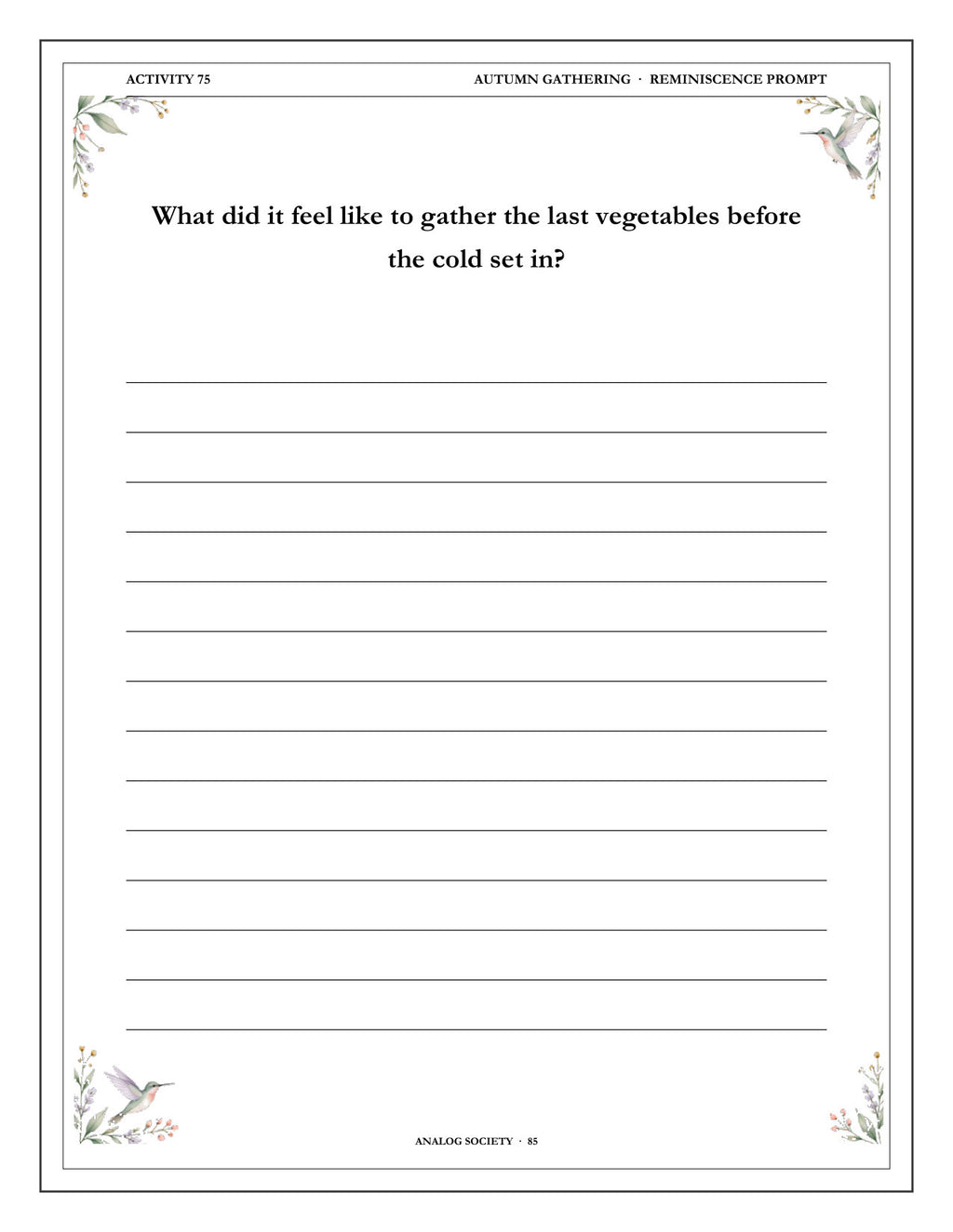 Inside A Memory Book — The Garden - page 86