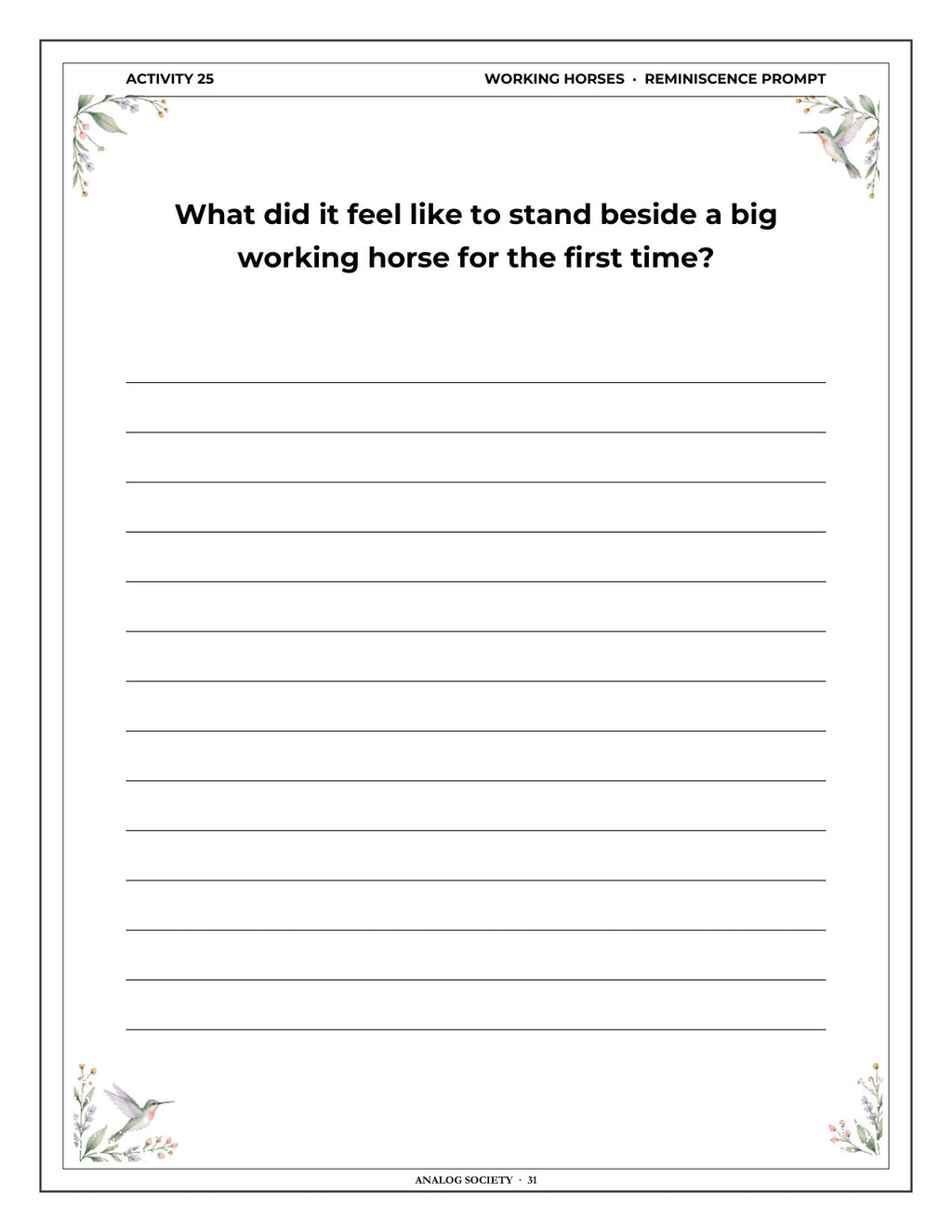 Inside A Memory Book — Country Pets and Animals - page 32