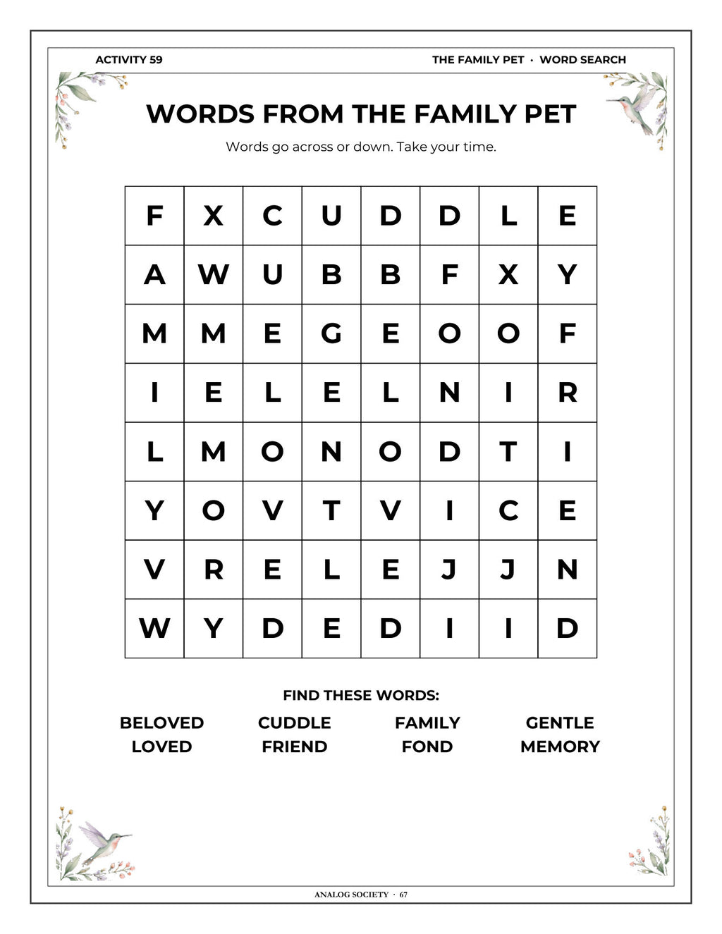 Inside A Memory Book — Country Pets and Animals - page 68