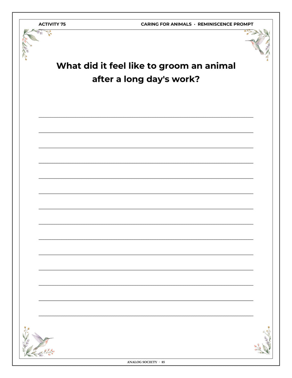 Inside A Memory Book — Country Pets and Animals - page 86
