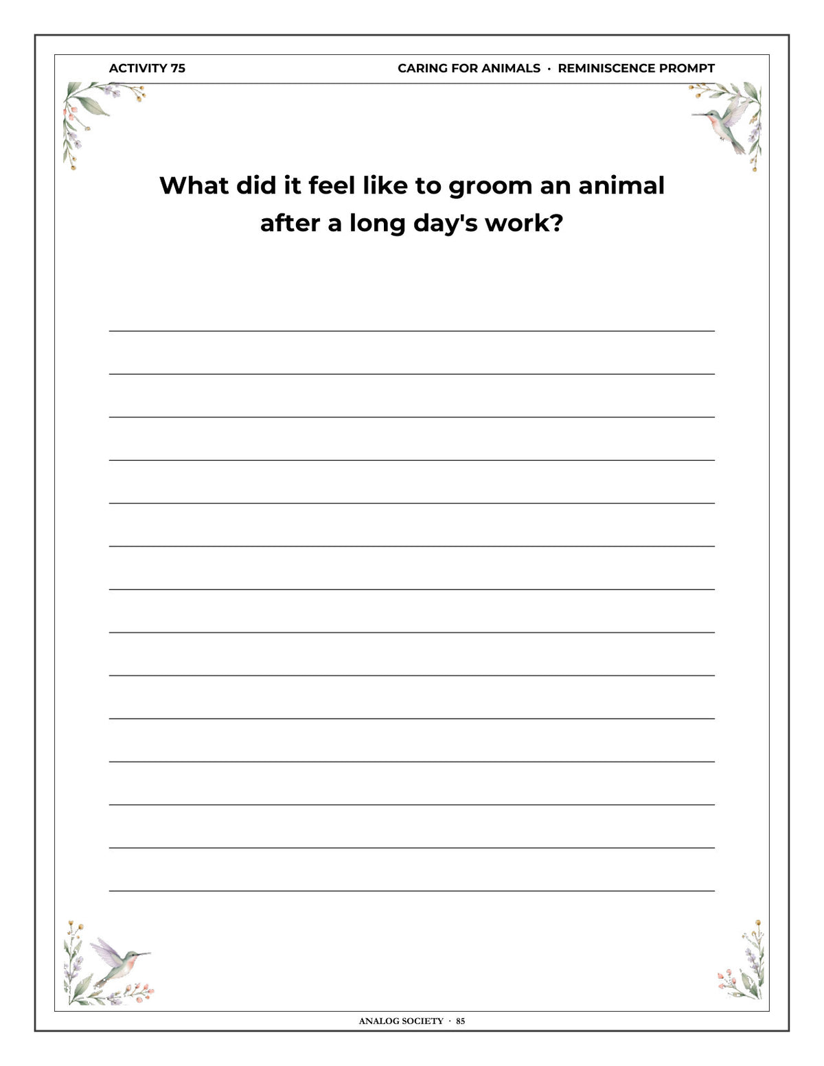Inside A Memory Book — Country Pets and Animals - page 86