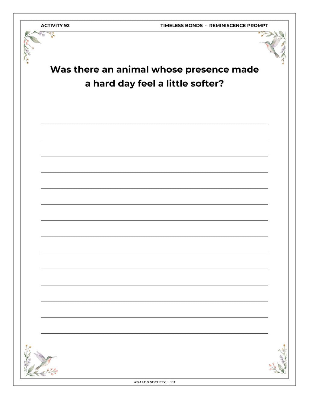 Inside A Memory Book — Country Pets and Animals - page 104
